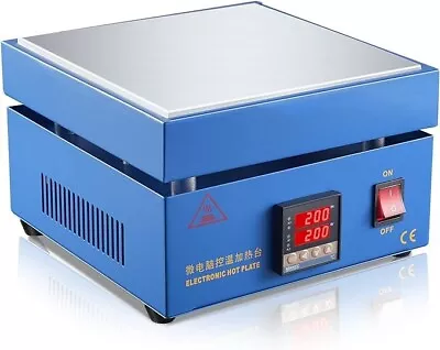 Soiiw 220V 850W Soldering Hot Plate LED Microcomputer Preheat Station Equipment • $124.90