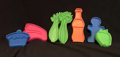 Vintage Mattel TUFF STUFF 1972 Plastic Toy Play Food Picnic 7 Piece • $15