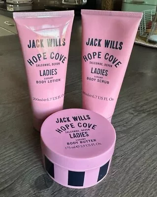 Jack Wills Hope Cove Body Lotion & Scrub & Butter Brand New • £34.99