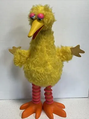 Vintage 1970s Sesame Street BIG BIRD HAND PUPPET 18” Jim Hensen Educational Toy • $75