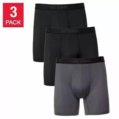 32 Degrees Mens Boxer Quick Dry Briefs  2 Pack 3 Pack • $19.99