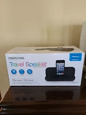 Memorex Travel Speaker Ultra Portable For IPod & IPhone 5 New • $22.95