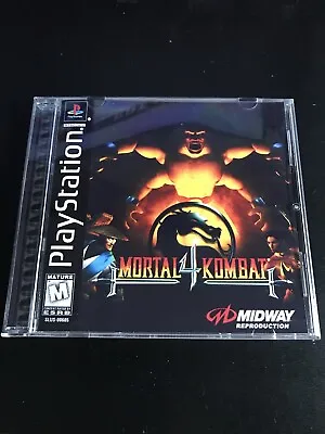 Mortal Kombat 4 PS1 Replacement Case - NO DISC • $14.50