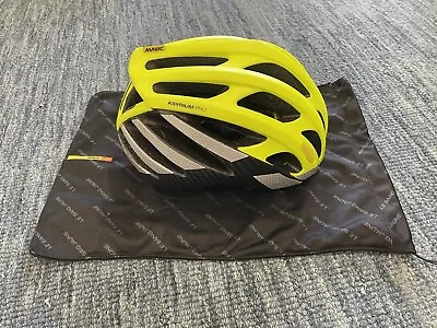 Mavic Ksyrium Pro MIPS Safety Yellow/Black Used Large No Visor • $10