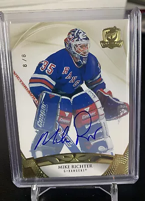 Mike Richter 2020-21 Upper Deck The Cup Hockey Gold Signatures Auto /8 • $158.88