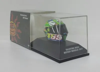 MINICHAMPS Valentino Rossi Model Diecast Helmet AGV Motogp 1/8 Mugello 2017 • £57.14