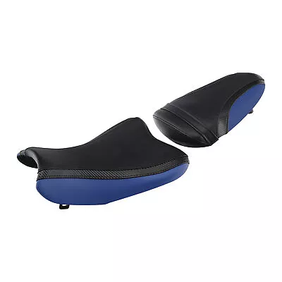 Black Blue Driver Rider & Passenger Seat Fit For Suzuki GSXR1000 2007-2008 2007 • $99.99