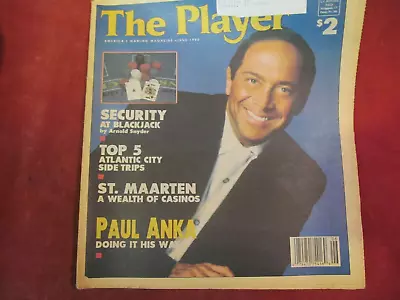 The Player Casino Gaming Magazine June 1990 Paul Anka • $4.88