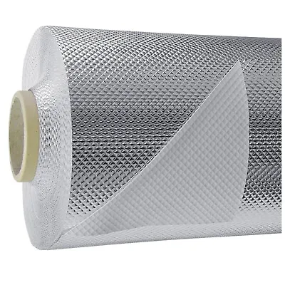 DIAMOND (5m X 1.2m) MYLAR REFLECTIVE SHEETING INDOOR GROW TENT  HYDROPONICS • £22