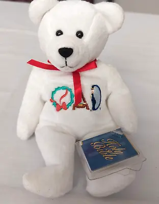 VTG 1999 Holy Bears Miracle White Stuffed Plush Celebration Series W/ Bible Tag • £8.75