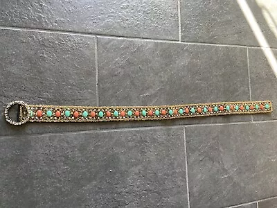 Unique Vintage Beaded/cabochon BOHO/HIPPIE Woman’s Belt • $26