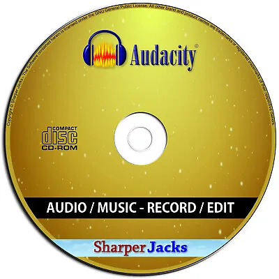 NEW & Fast Ship! Audacity - Sound Studio Audio Recording - MP3 Music Editing PC • $15.99
