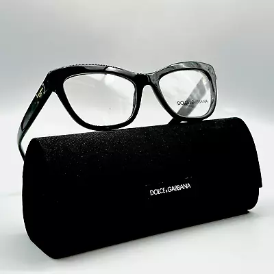 DOLCE & GABBANA DG3253/501 Unisex Eyeglasses - 51-17-140mm- BLACK -100% Original • $58.95