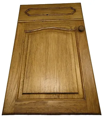Solid Dark Arched Oak Kitchen Cupboard Door Farmhouse Style With Handle • £25.99