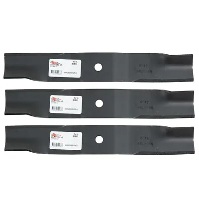 3x Bar Blades For 48  44  Cut Zero Turn Ride On Lawn Mowers 00450200 02982000 • $88