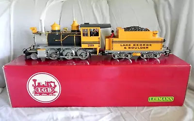 LGB Lehmann G Scale LAKE GEORGE & BOULDER Steam Locomotive & Tender 2119D • $325