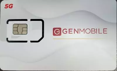 Genmobile Prepaid 50X SIM Cards T-Mobile Or AT&T Network - NO SERVICE INCLUDED • $100
