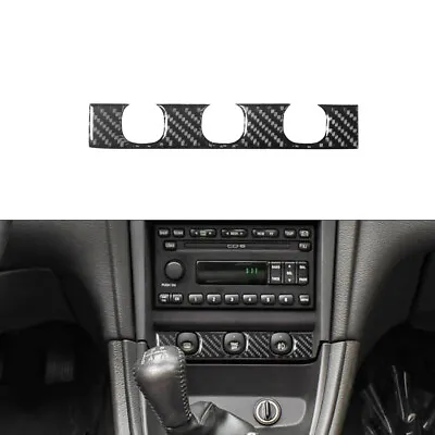 Carbon Fiber Dimlight Switch Panel Trim For Ford Mustang Convertible 2001-2004 A • $9.80