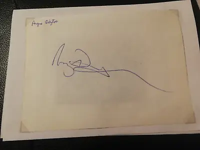 ANGUS DEAYTON & DANNII MINOGUE Signed Autograph Book Page • £6