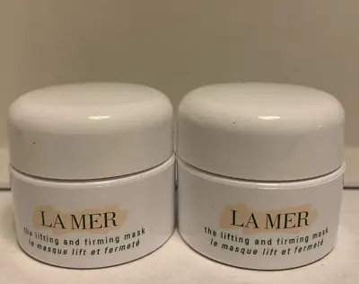2 X La Mer The Lifting And Firming Mask Travel Size 0.24oz/7mL TOTAL: 14ML NEW • $35.99