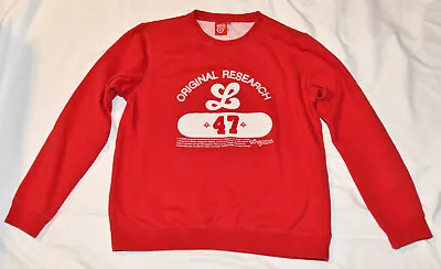 Used Lifted Research Group LRG L.R.G. Red Sweatshirt Crew Neck (Large) L • $38