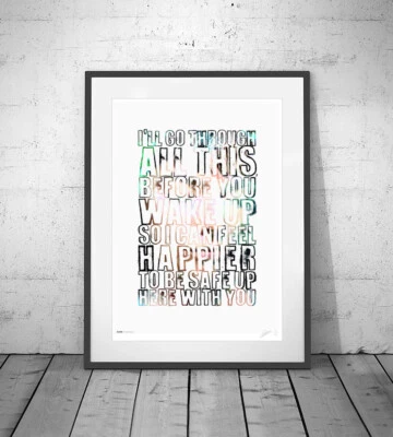£16.99 • Buy BJORK ❤ Hyper Ballad ❤ Song Lyric Poster Art Limited Edition Print