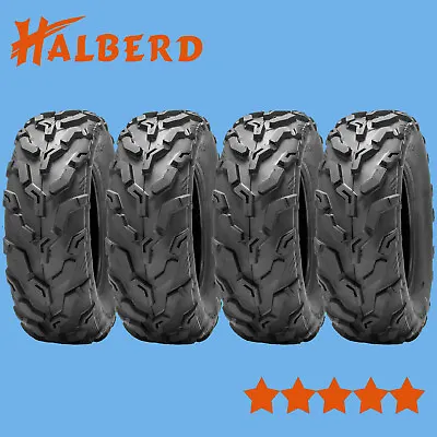 Set 4 25x8-12 ATV MUD Tires 25x8x12 ATV UTV 6PR Heavy Duty 19/32 Aggressive 25'' • $221.99