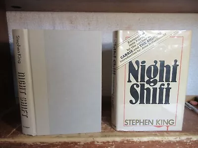 NIGHT SHIFT Book 1978 STEPHEN KING HORROR MYSTERY CRIME DEATH BOOK CLUB VINTAGE • $5