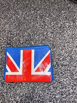 Blue Union Jack Coin Purse - London NEW • £2.50