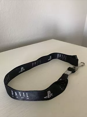 NEW Official Until Dawn Lanyard Promo Sony PS4 PlayStation Black W Card Clip NFR • $18.99