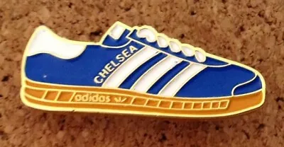 CHELSEA FC - Adidas Originals Gazelle Trainers Pin/Badge (blue/white) • £3.50