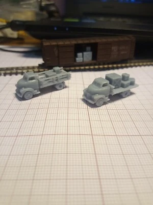 $16 • Buy Z Scale Train Miniature 2x Truck Chevy COE Flatbed 1949