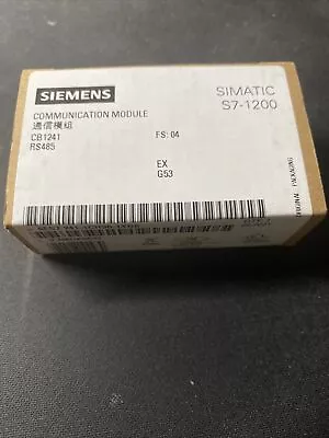 New Siemens 6ES7 241-1CH30-1XB0 6ES7241-1CH30-1XB0 SIMATIC S7-1200 CB 1241 • $72.36