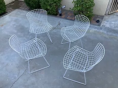 Vintage Harry Bertoia For Knoll Mid Century Dining Chairs - Set Of 4 • $1000