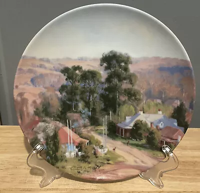 Bendigo Pottery Heritage Towns Collectable Plate “Berrima ” 1st Issue 1990 VGC • $39