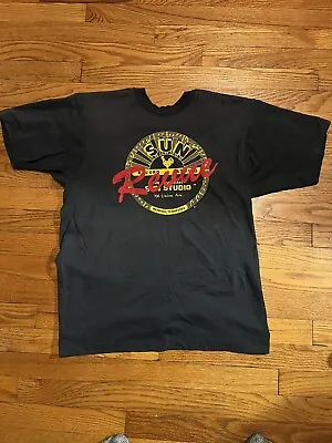 Sun Studio Review Music West T Shirt. Vintage 1990 Size Large Sun Records • $14.99