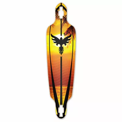 Yocaher Drop Through Sunset Longboard Deck • $54.99