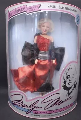 MARILYN MONROE Collectors Series SPARKLE SUPERSTAR 12” Doll BOXED • £21.61