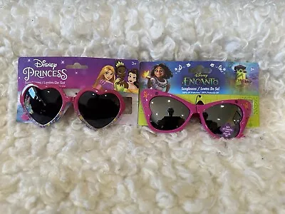 DISNEY PRINCESS  100% UV Shatter Resistant Sunglasses NWT X 2 • $9.99