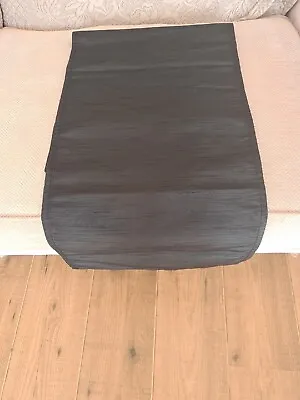 £0.99 • Buy NEXT Black Faux Silk Table Runner BNWOT