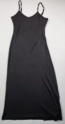 Adjustable Spaghetti Straps Long Cami Slip Dress Below Knee Womens Size Small • $14