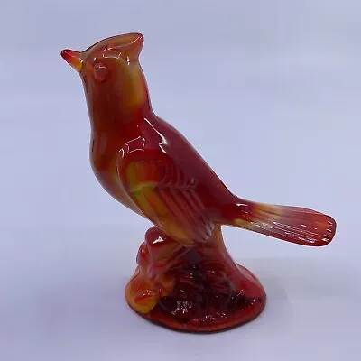 Mosser Art Glass Cardinal #177 Amberina Slag Glass (Red To Yellow) • $49.99