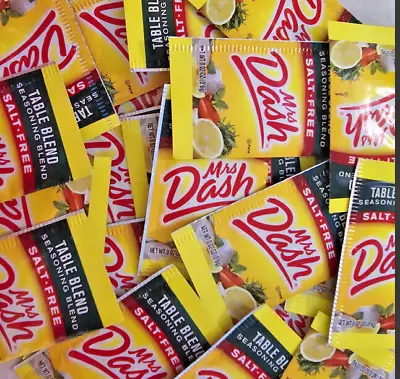 Mrs Dash To Go - Table Blend Seasoning Mix Salt Free .02 Oz Bulk 50 Packets • £8.53