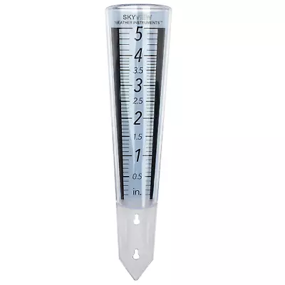 Skyview Rain Gauge Large Easy-View Scale & Numbers - Includes Mounting Hardware • $8.95