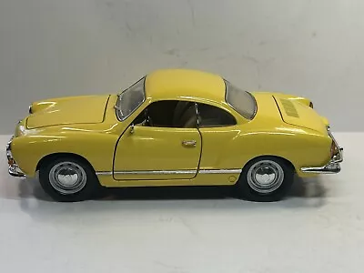 Road Legends 1966 Volkswagen Karmann Ghia Yellow 1:18 Die Cast • $24.50