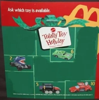 1994 Attack Pack Hot Wheels Mcdonalds Happy Meal Toys - U - Pick • $3.99