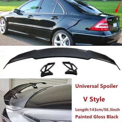 Fit For Mercedes C Class W203 01-07 Sedan Trunk Racing Spoiler Wing Universal • $99.88