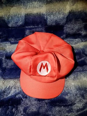 Super Mario Bros Mario Hat Cosplay Costume Props Embroidered Movie Accurate • $7.19