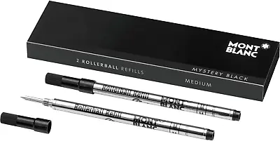MONTBLANC Rollerball Refill M 2X1 Mystery Black (105158) • $39.99