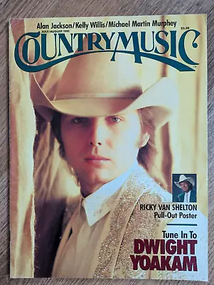 Country Music Magazine July August 1991 Jackson Willis Yoakam Murphey Shelton • £6.50